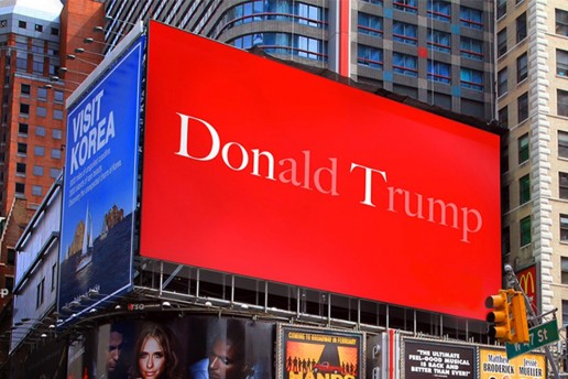 Donald Trump billboard